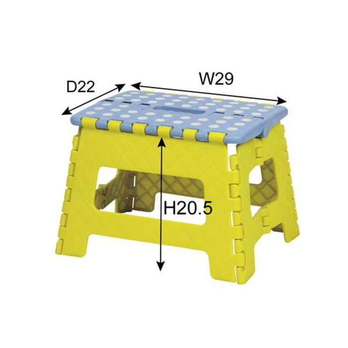クラフタースツールM グリーン オレンジ イエロー W32×D25×H22 azu-blc-311の画像