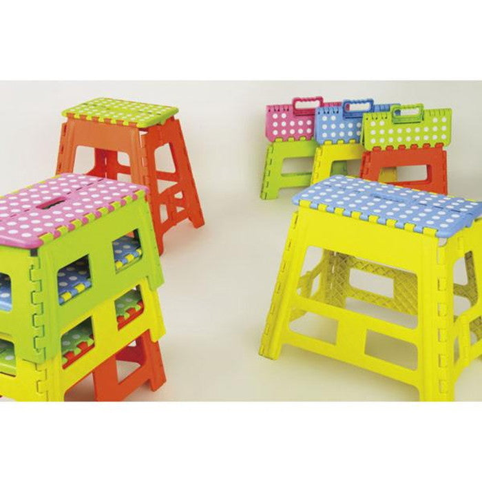 クラフタースツールL グリーン オレンジ イエロー W39×D32×H39 azu-blc-312の画像