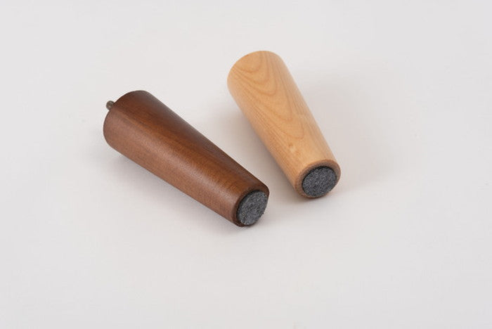 ソファ脚 5本セット ライトブラウン ライトナチュラル W5×D5×H13 ソファ脚 5本セット ナチュラル ブラウン ねじこみ式 シンプル ベーシック 天然木 木製 azu-cl-176の画像