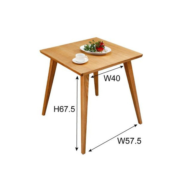 バンビ テーブル ナチュラル W65×D65×H70 azu-cl-786tの画像