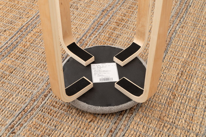 スツール チャコールグレー グレーベージュ モカブラウン オリーブ スモークグレー W32×D32×H45 azu-cl-802の画像