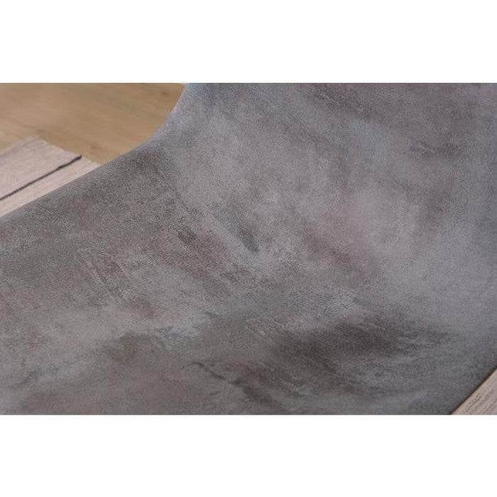 シュタイン チェア グレー W46×D55×H81×SH45 チェア チェアー 椅子 ダイニングチェア リプロダクト イームズチェア DSW ダイニング 食卓 リビング 1人掛け アームレス 肘無し モルタル柄 スタイリッシュ 重厚感 インダストリアル おしゃれ azu-cl-895の画像