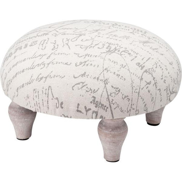 プチスツール アイボリー W30×D30×H17 azu-col-002の画像