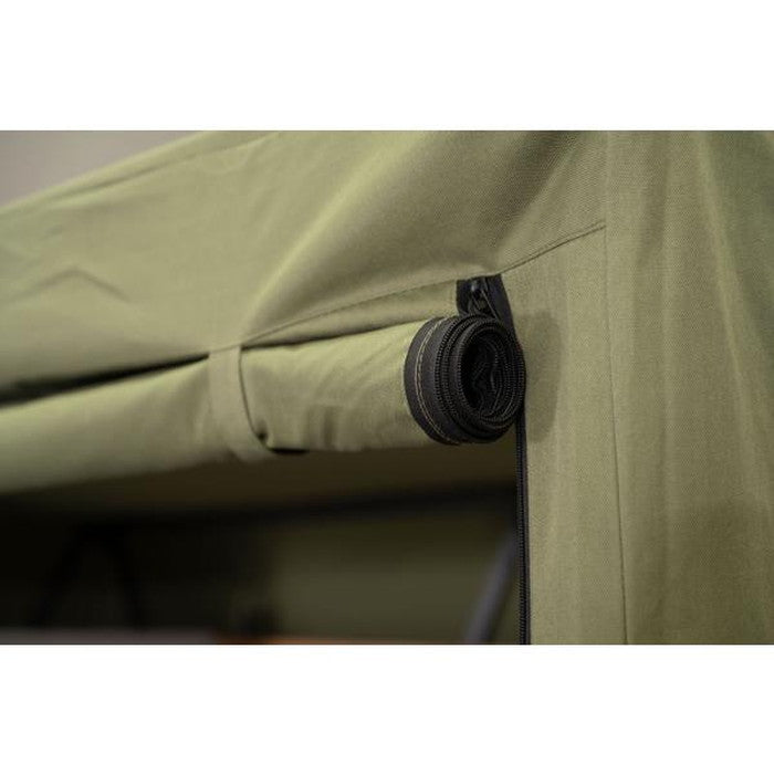 テント ベージュ グリーン W200×D107×H198 テント ルームテント おこもり プライベート ベッドスペース クローゼット 販売 シンプル インダストリアル カジュアル ベージュ グリーン azu-dis-501の画像