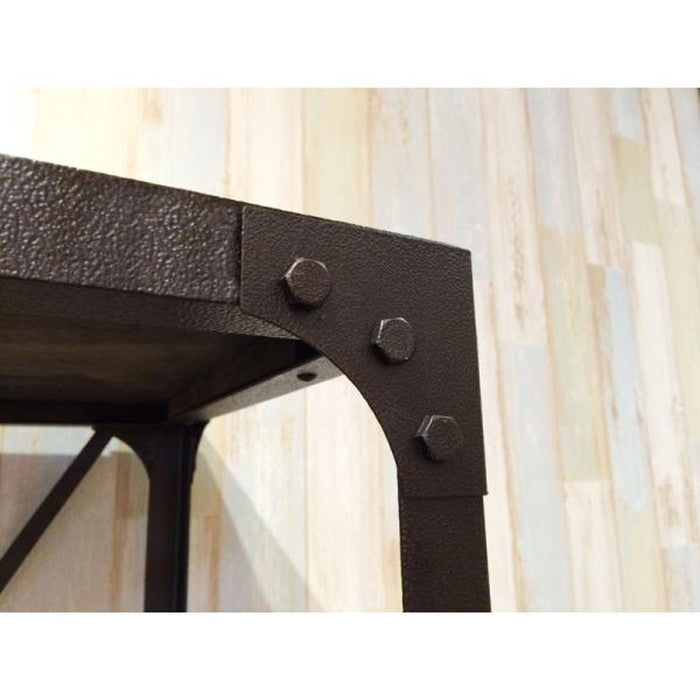 ラック3段 ブラック W91×D43×H138 azu-dis-936の画像