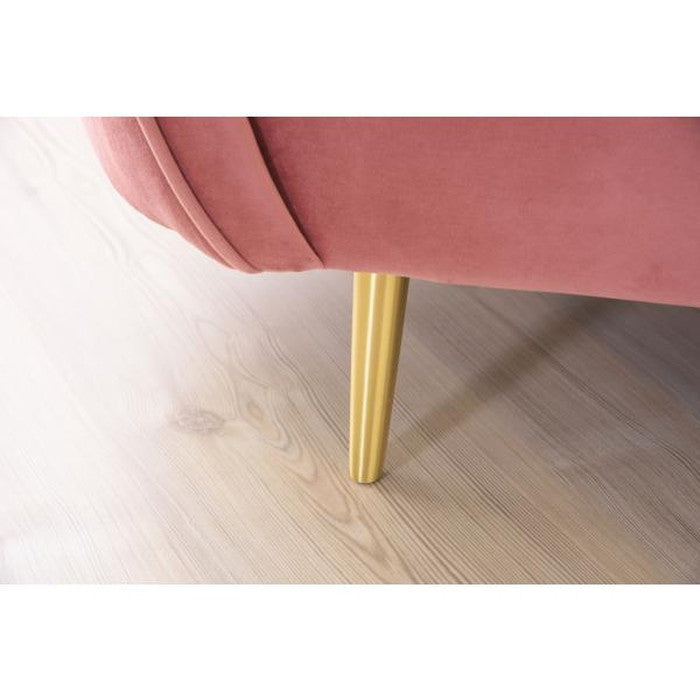 エステ ソファソファ ソファー sofa 1人掛 グレー ピンク W98×D76×H85×SH45 ソファ ソファー 1人掛け 1人掛けソファー アーム付き 幅98cm ファブリック 布地 ベロア生地 クッション付き かわいい 高級感 上品 おしゃれ ピンク グレー azu-est-111の画像