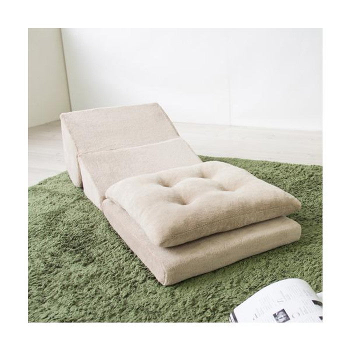 TV テレビ 枕 まくら クッション 座布団付 M ベージュ ブラウン W40×D48-96×H27-31×SH5/14 azu-fcc-120の画像