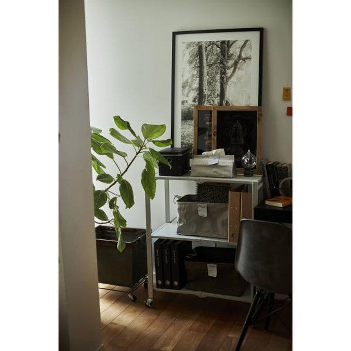 バスケット カーキ W38×D26×H23 azu-fkk-212の画像