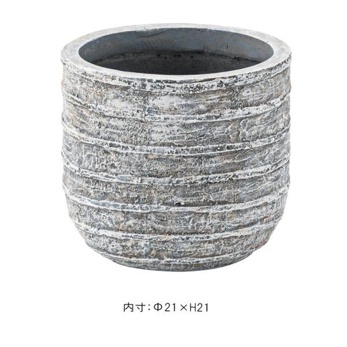 グリーンベース グレー W25.5×D25.5×H22 グリーンベース ベース 入れ物 観葉植物入れ 飾り インテリア インテリア雑貨 室内 おしゃれ azu-grnb-203の画像