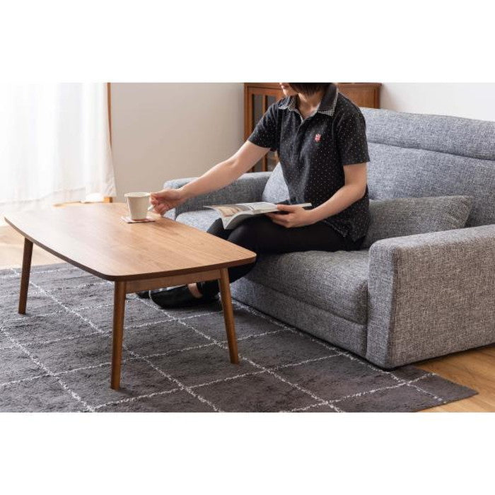 ノルム ベージュ グレー W150×D78×H84×SH42 ソファ おしゃれ シンプル モダン グレー ベージュ クッション付き ファブリック 布製 アームソファ 肘付き Sバネ 木フレーム ロータイプ azu-gs-100の画像