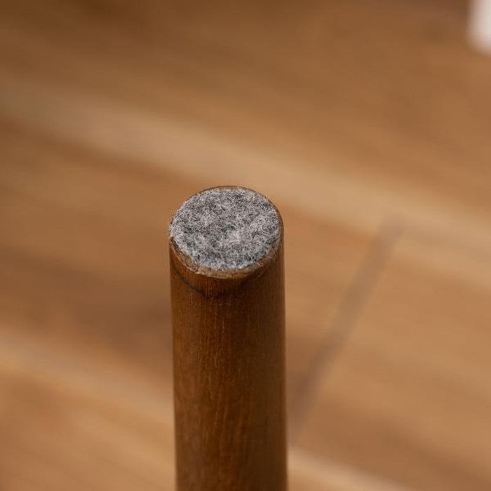 ラウンドガラステーブルS ブラウン W35×D35×H45 円形 azu-gt-778の画像