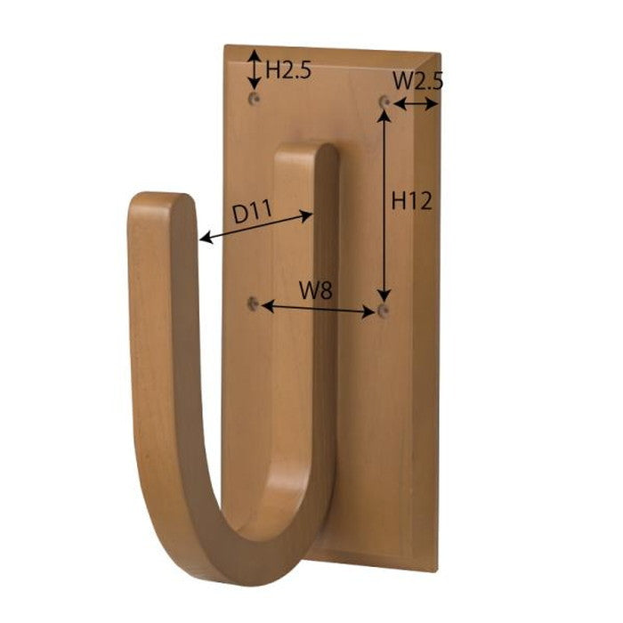 ボードラック 2個セット ブラウン W15×D18×H30 サーフボードラック 壁掛け ウォールラック ウォールフック 木製 ディスプレイラック サーフィン おしゃれ azu-gt-884の画像