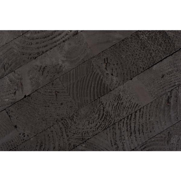 サイドテーブル ブラック W35×D35×H40 サイドテーブル スツール ディスプレイ 棚 古材 パイン 黒 ブラック インダストリアル シンプル モダン おしゃれ 木製 天然木 シック ナイトテーブル 椅子 ミニテーブル 花台 azu-hit-130の画像