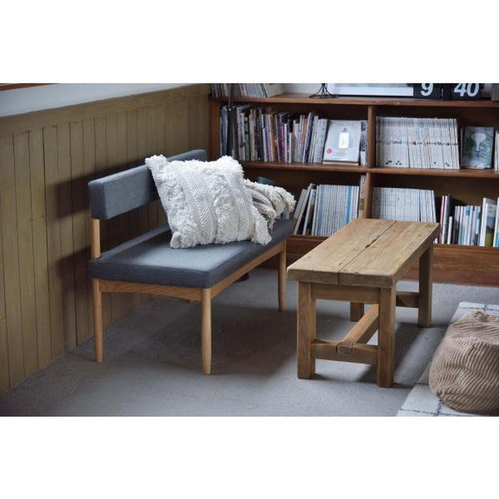 エコモ ソファ ブラウン グレー W110×D53×H74×SH44 azu-hoc-151の画像