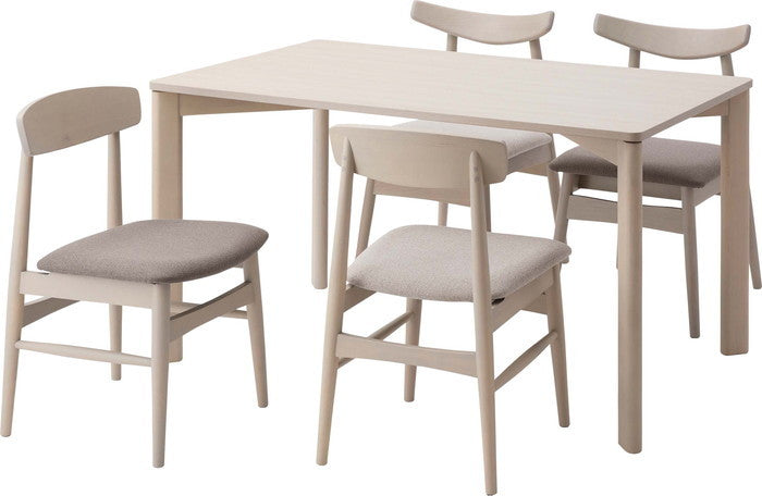 ダイニング テーブル ベージュ W135×D80×H72 azu-hot-211の画像