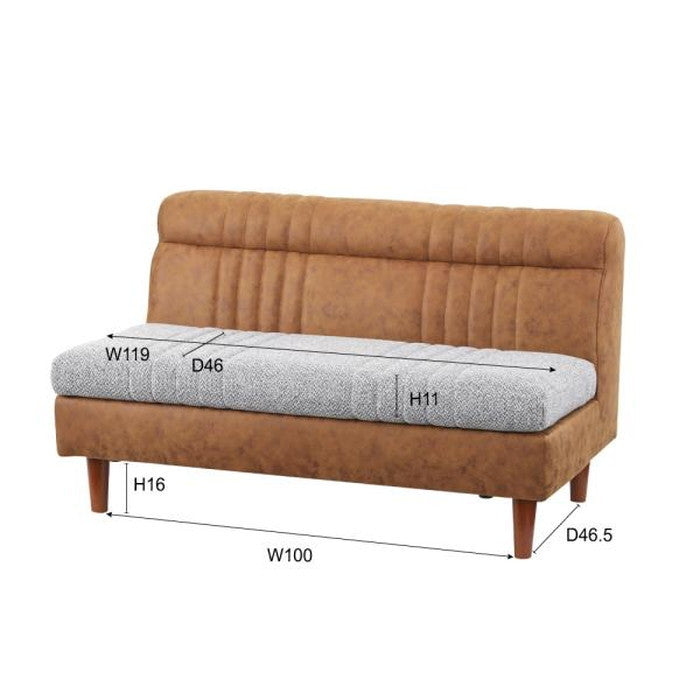 ムート キャメル W119×D71×H71×SH42 azu-hs-260caaの画像