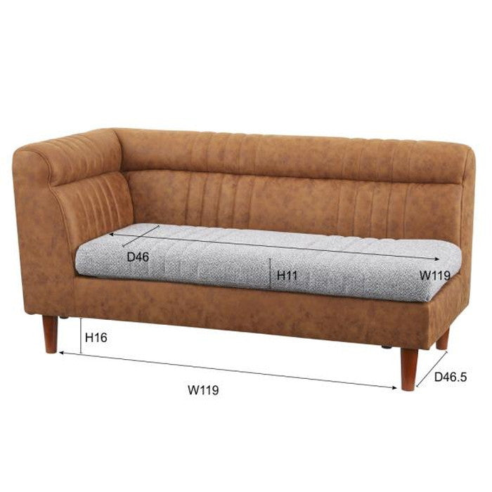 ムート キャメル W141×D71×H71×SH42 azu-hs-260cabの画像