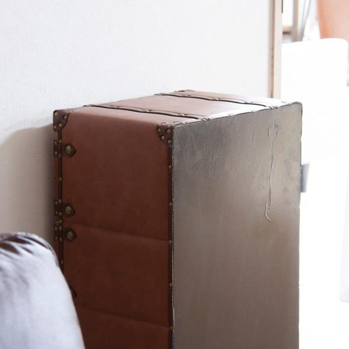 チェスト4D ブラウン W41×D31×H75.5 azu-iw-274の画像