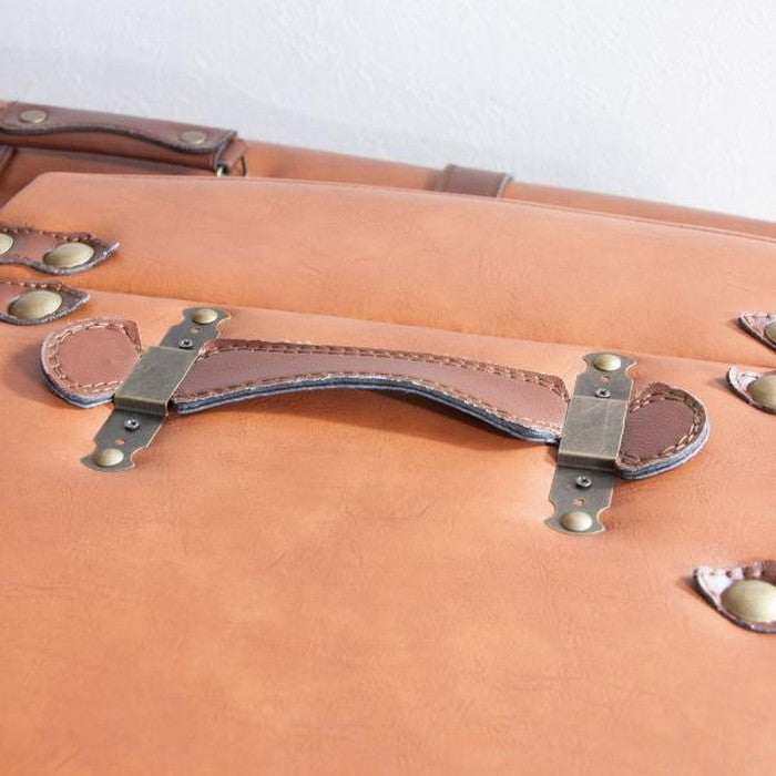 トランクセット ブラウン S:W50×D35.5×H35 L:W66×D41×H46 azu-iw-276の画像