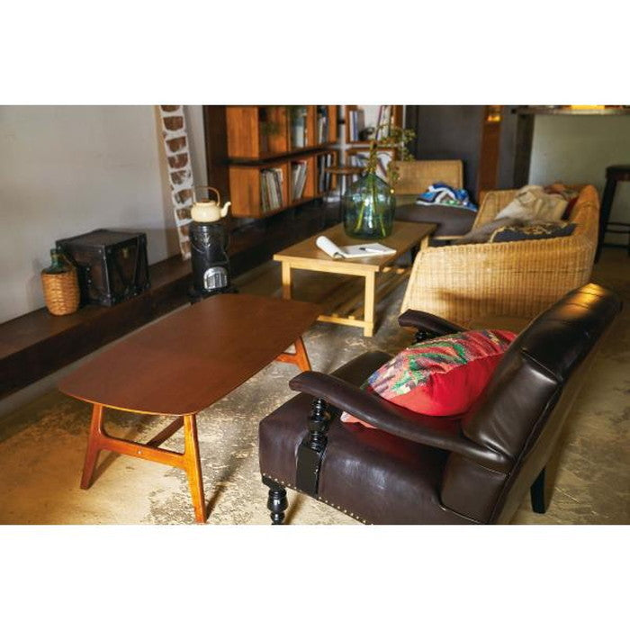 アームチェア ダイニング チェア ブラウン W67×D78×H80×SH41 azu-iw-541の画像