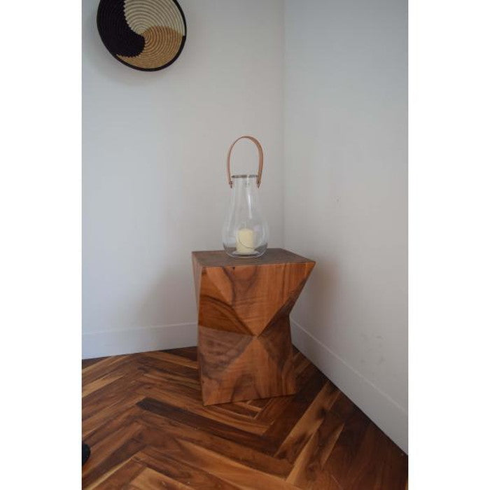 ジェラルド ウッドスツール ブラウン 約W33×D33×H42 azu-jw-104の画像