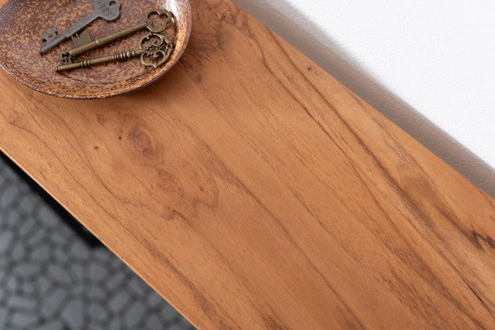 コンソール ブラウン W60×D18.5×H80.5 azu-jw-305の画像