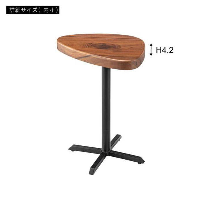 サイドテーブル ブラウン W40×D30×H50 azu-jw-639の画像