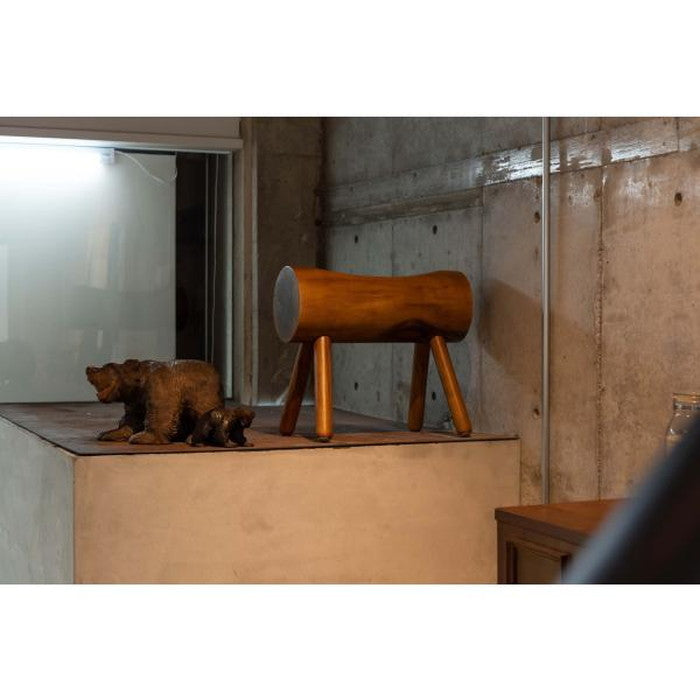 ウッドスツール ブラウン 約W50×D30×H45 azu-jw-641の画像