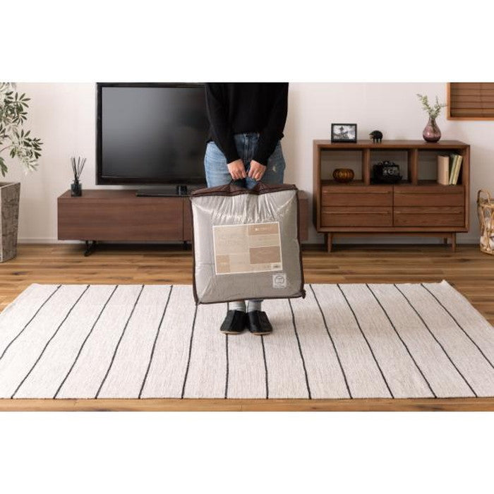 薄掛 コタツ布団 こたつ 正方形 グレー ネイビー W190×D190 こたつ こたつ布団 コタツふとん こたつふとん 癒し 保温正方形 サイズ約190?190 シンプル おしゃれ ヘリンボーン柄 モダン カジュアル 西海岸 ヴィンテージ ナチュラル 北欧 和室 薄掛け フリース なめらかな肌触り azu-kk-163の画像