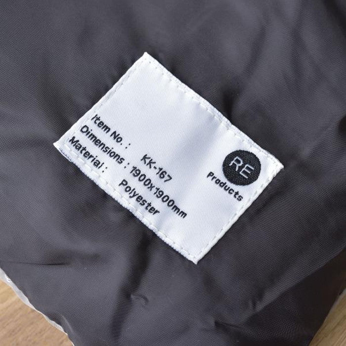 こたつ 炬燵 コタツ布団 正方形 グリーン/ベージュ ブラック/グレー W190×D190 こたつ布団 正方形 190×190 防寒 シンプル おしゃれ 収納バッグ付き キャンプ アウトドア リバーシブル 持ち運び カーキ ベージュ azu-kk-167の画像