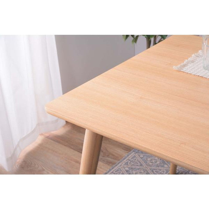 カラメリ ダイニング テーブル ブラウン ナチュラル W150×D80×H72 azu-krm-150の画像