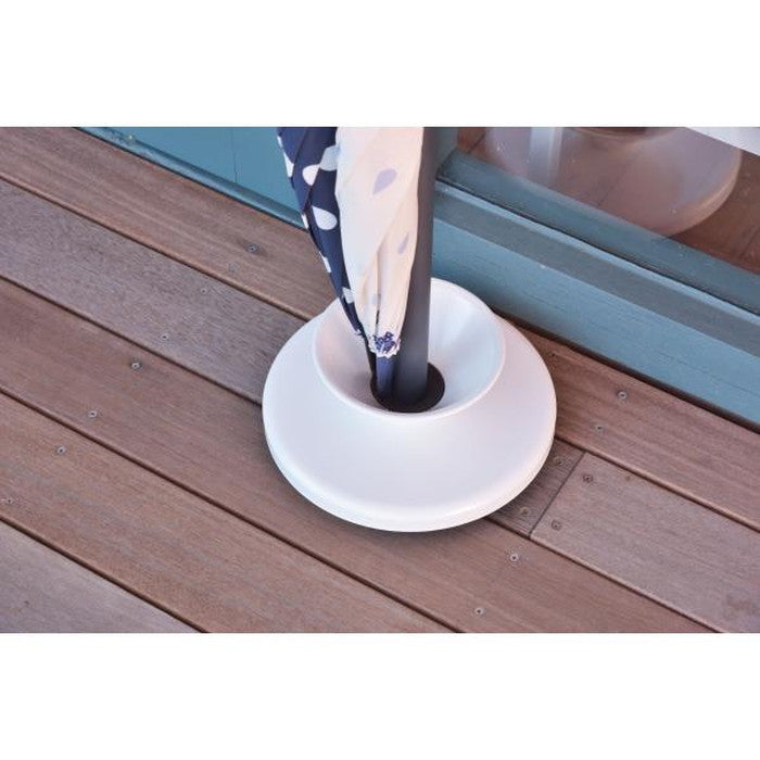 傘立て ホワイト W28×D28×H67 傘立て シンプル アンブレラスタンド 傘入れ 玄関 スッキリ かさ 収納 アイアン コンパクト スリム スチール モノトーン 北欧 おしゃれ azu-lfs-088の画像