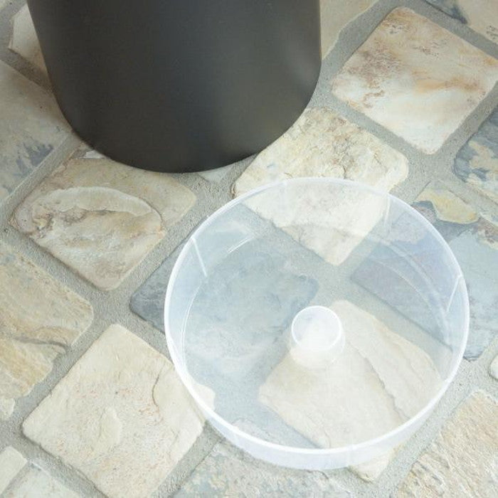 傘立て ブラック ホワイト φ19.5×H49 傘立て スリム おしゃれ 水受けトレー付 スチール ブラック 法人 会社 丸型 シンプル モダン 傘置き アンブレラスタンド アイアン コンパクト azu-lfs-181の画像