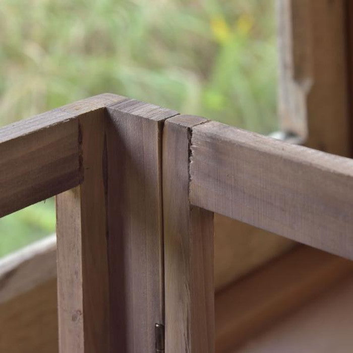 フォールディングシェルフ3D ブラウン W50×D27×H83 折りたたみ 折り畳み 折畳 azu-lfs-363の画像