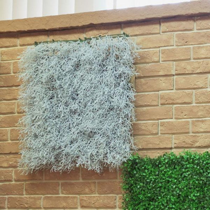 フェイクグリーン パネル ホワイト 約W50×D8×H50 azu-lfs-904の画像