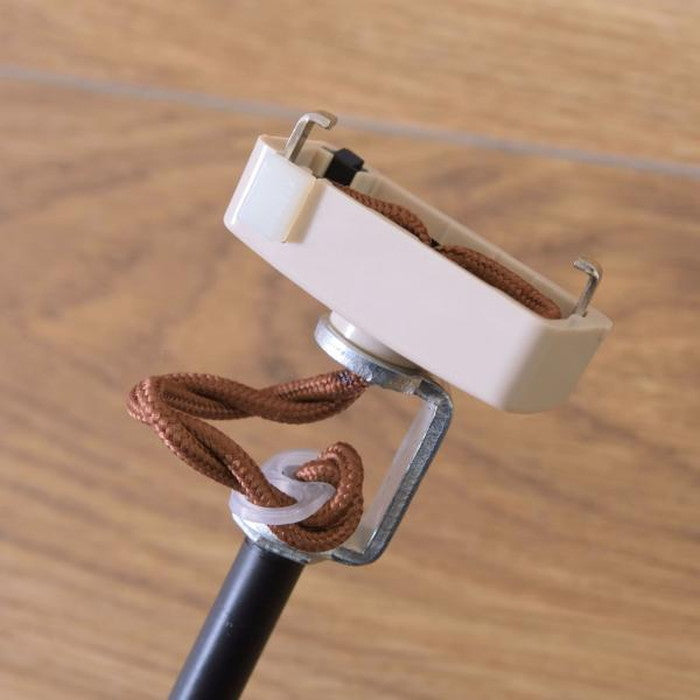 ライト ブラック W15×D15×H21 コード長さ 1M 照明 azu-lht-714の画像