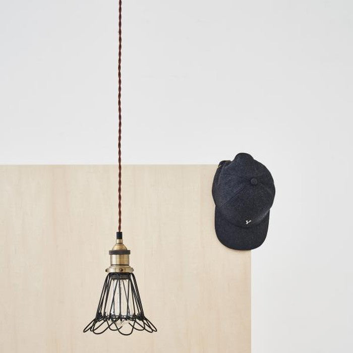 ライト ブラック W15×D15×H25 コード長さ 1M 照明 azu-lht-721の画像