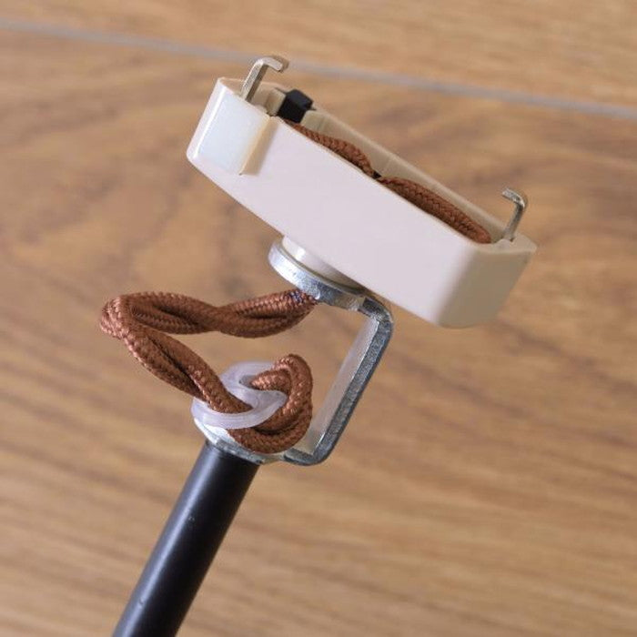 ライト ブラック W15×D15×H24 コード長:1m 照明 azu-lht-734の画像