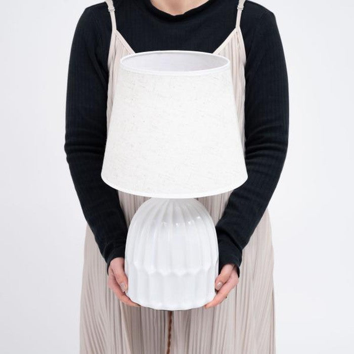 テーブルライト ホワイト W25×D25×H42 azu-lht-751の画像