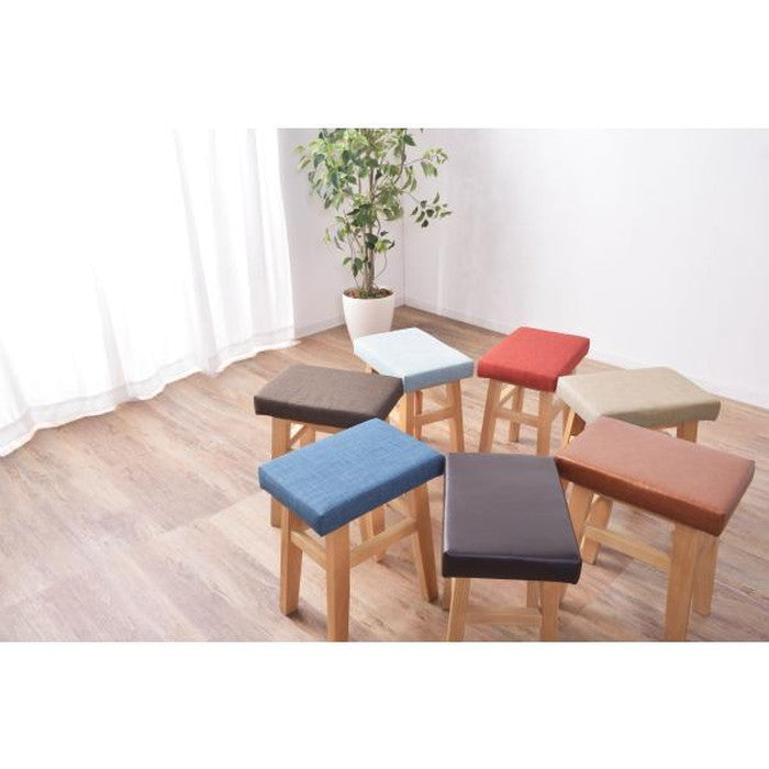 バンビスツール ブラウン W36×D26×H45 azu-lmt-785の画像