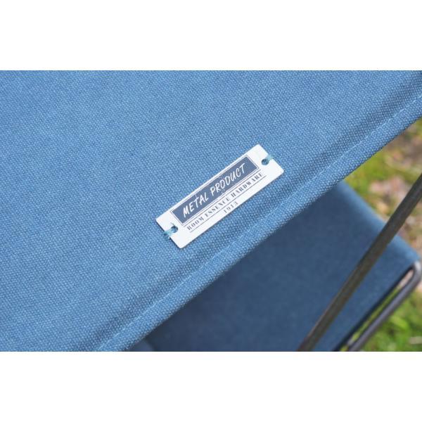 フォールディングサイドテーブル グリーン ネイビー W50.5×D31.5×H53 折りたたみ 折り畳み azu-mip-91の画像