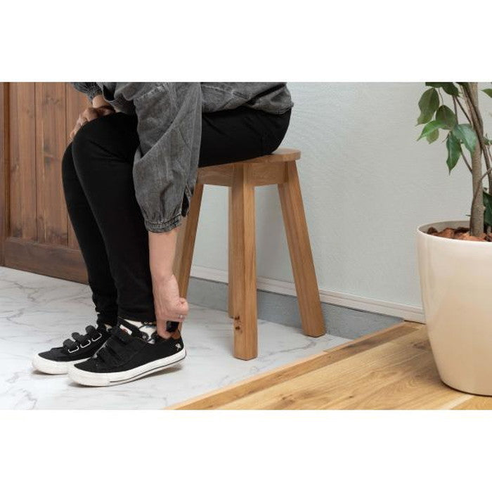 丸スツール ナチュラル W30×D30×H46 座面Φ30 azu-mtk-522の画像