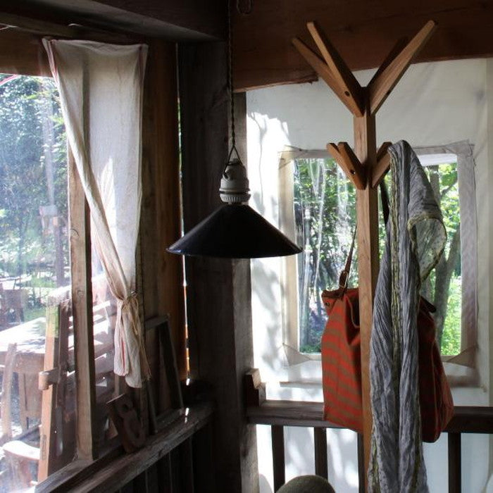 ショートハンガー ナチュラル W42×D42×H120 azu-mtk-525の画像