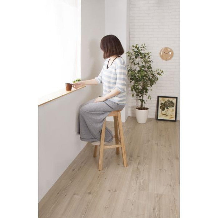 ヘンリー 丸ハイスツール ナチュラル W35×D35×H70 azu-mtk-531の画像