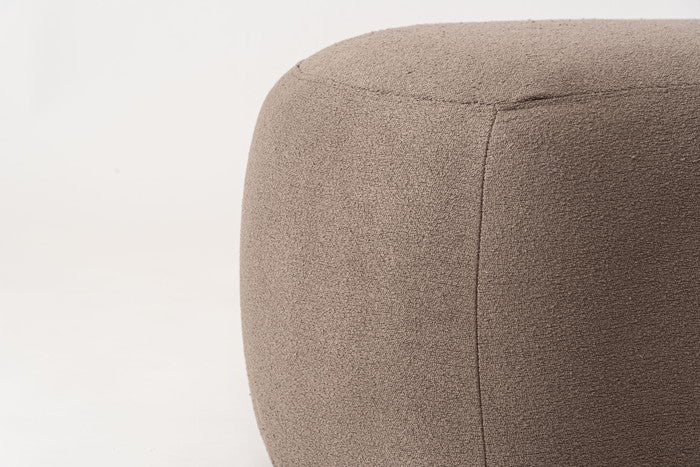 スツール ベージュ チャコールグレー グレージュ W100×D60×H33 azu-mys-606の画像