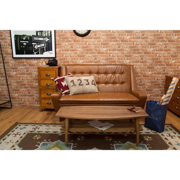 アポロ フォールディングテーブル ブラウン W105×D45×H38 折りたたみ 折り畳み azu-net-614の画像