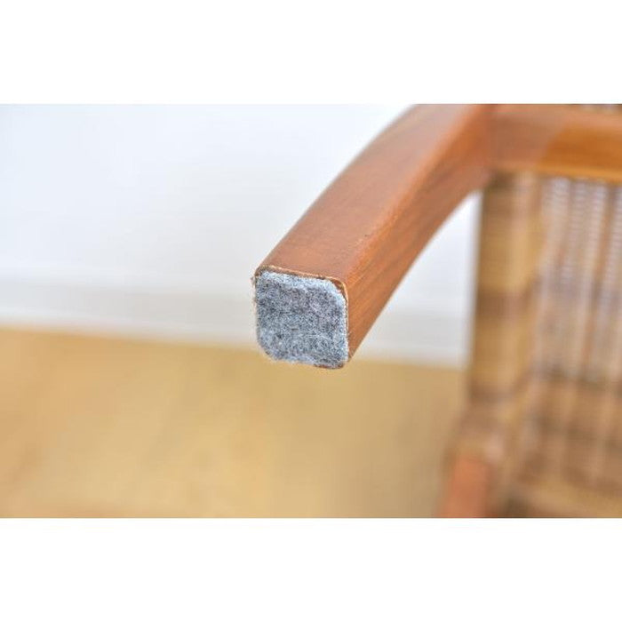 アームチェア&オットマン ブラウン チェア:W70×D77×H77×SH36 オットマン:W56×D45×H38 azu-nrs-423の画像