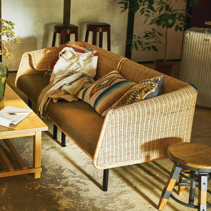 サンドラー 片肘 ナチュラル W88×D77×H70×SH39 azu-nrs-501bの画像