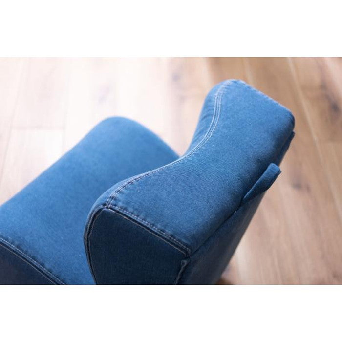 ポータブルチェア ブルー W47×D51×H47/51×SH23/27 azu-ns-612の画像