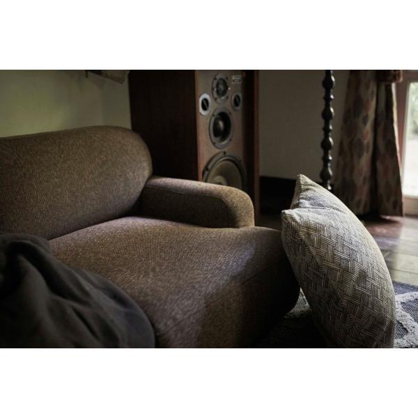 ローソファ 1人掛 グレー W73.5×D71.5×H48×SH23 azu-ns-631の画像